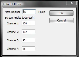Color Halftone Settings