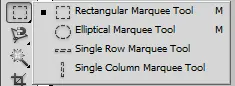 Marquee Tool Icons